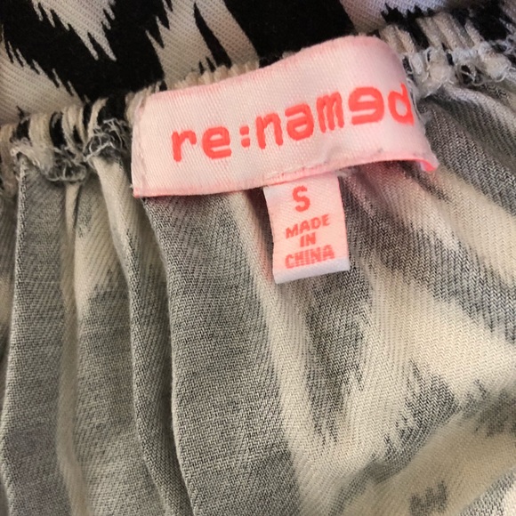 Re:named B&W Patterned Strapless Maxi Dress - Picture 6 of 6